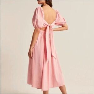 Abercrombie & Fitch Pink Maxi Dress